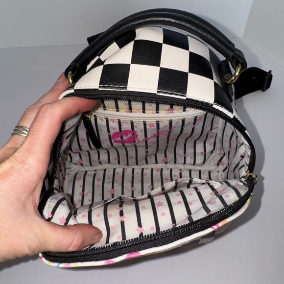 Betsey Johnson used mini backpack purse - Picture 9 of 10